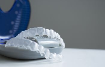 set of invisalign aligners